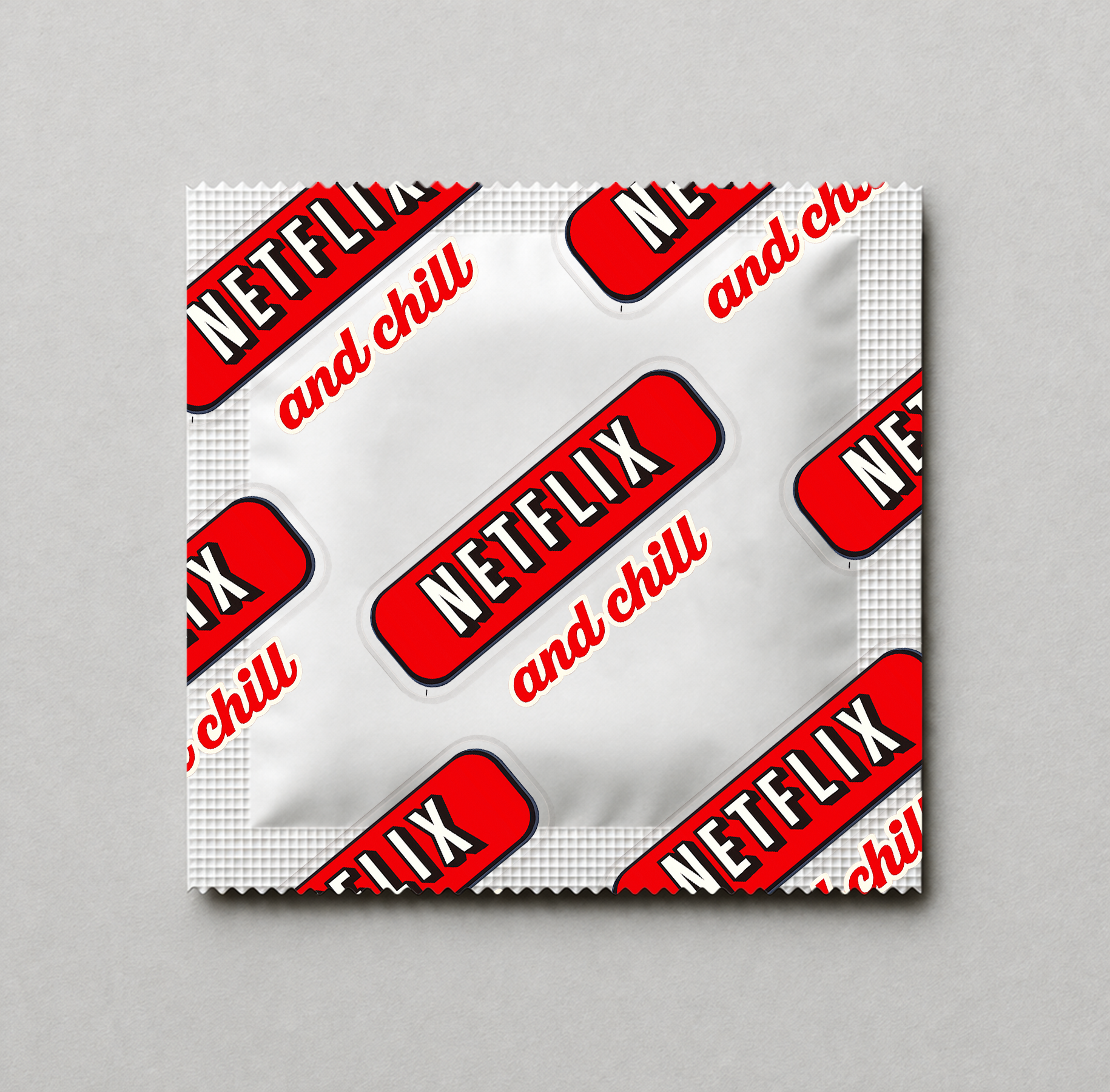 Kondóm s potlačou - Netflix