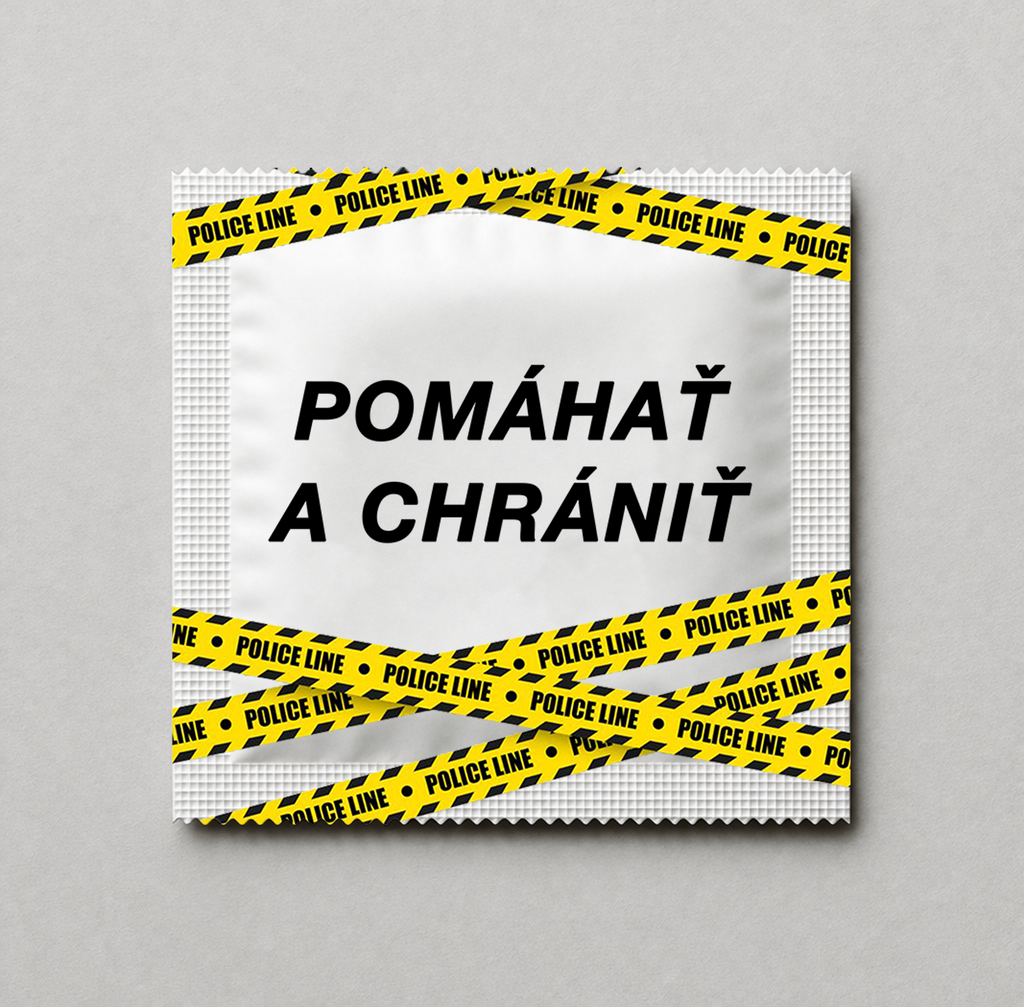 Kondóm s potlačou - Polícia