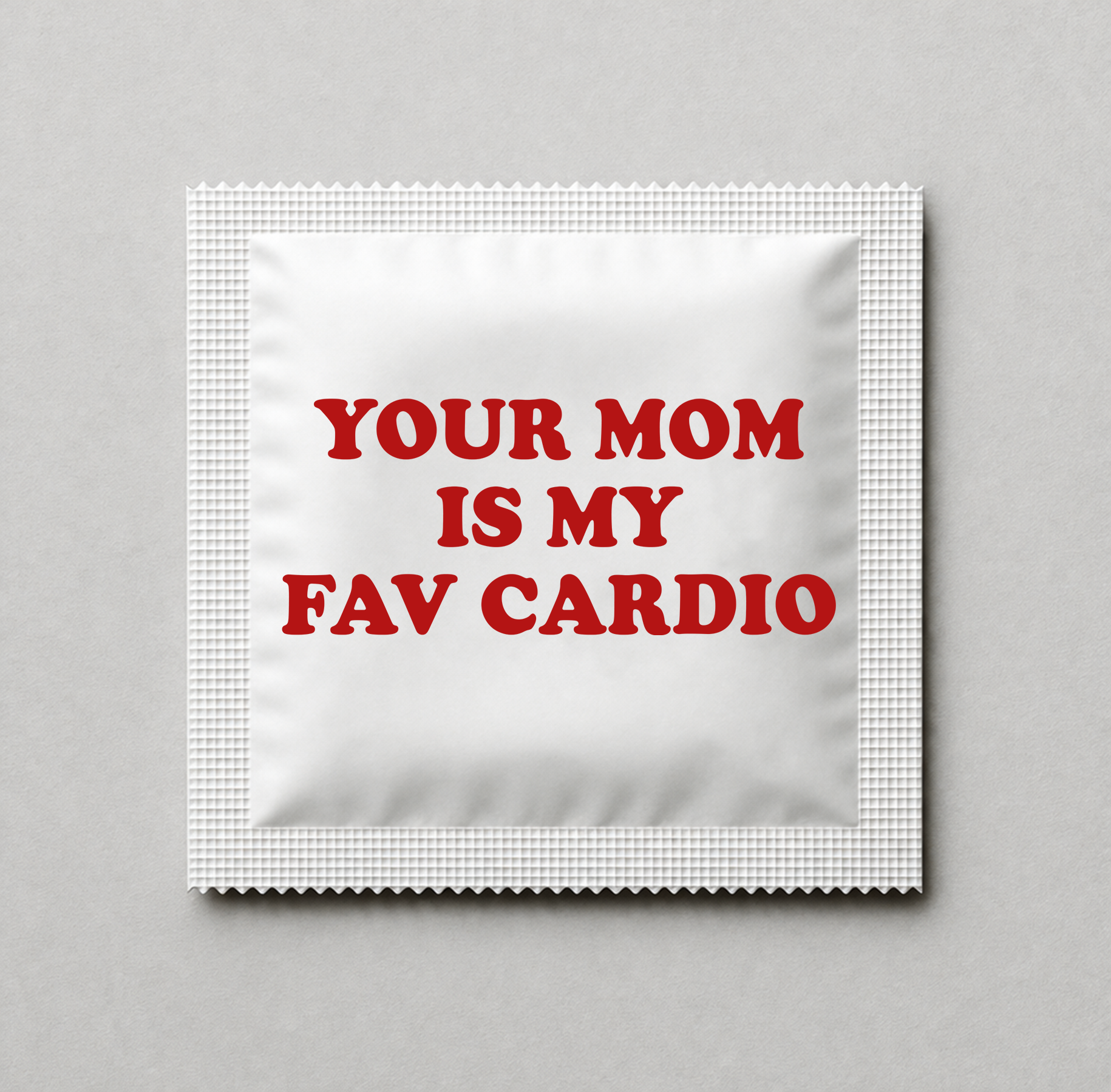 Kondóm s potlačou - YOUR MOM