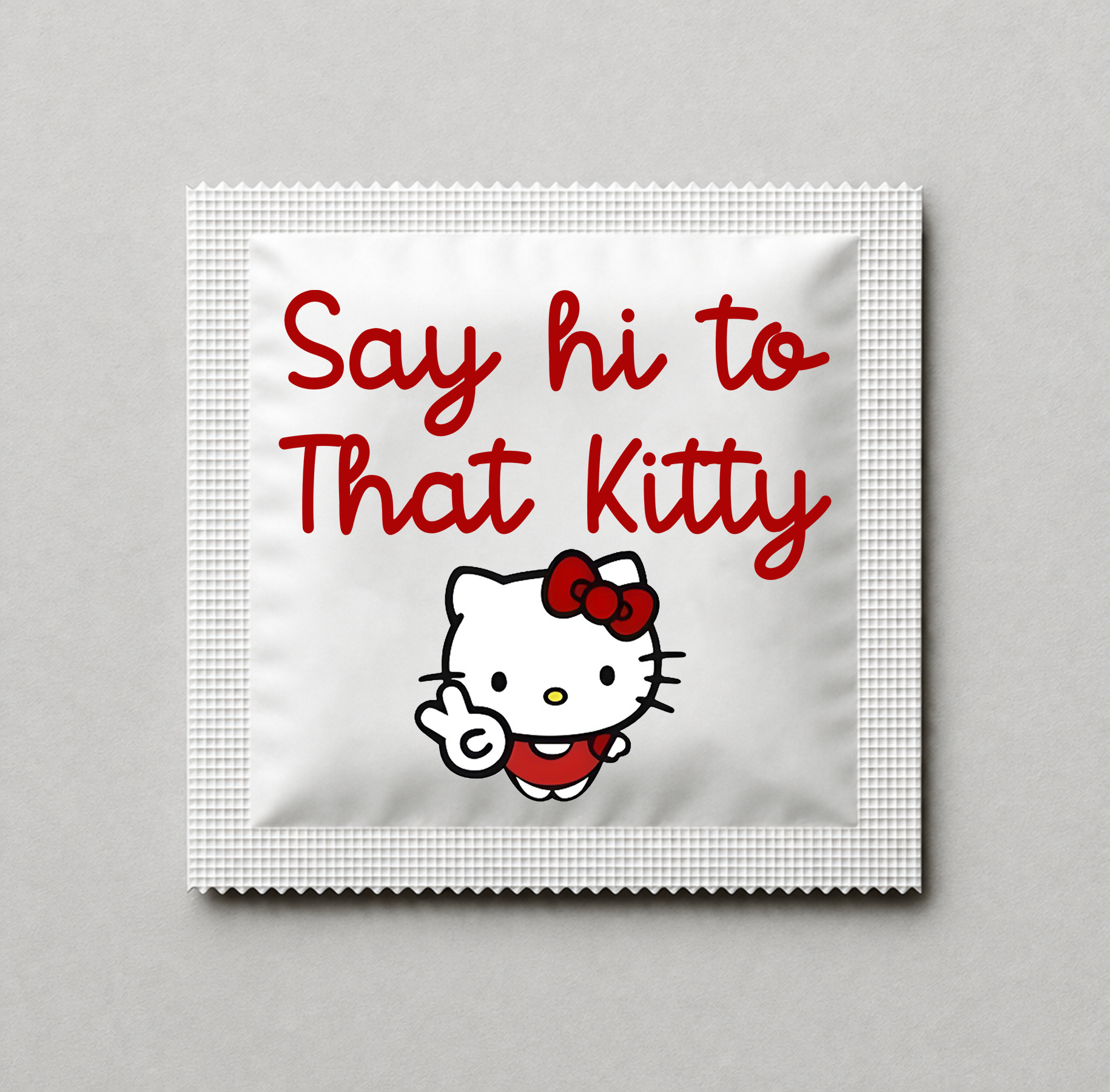 Kondóm s potlačou - Hi Kitty