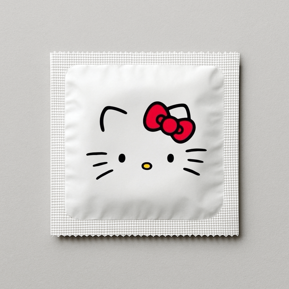 Kondóm s potlačou - Hello Kitty