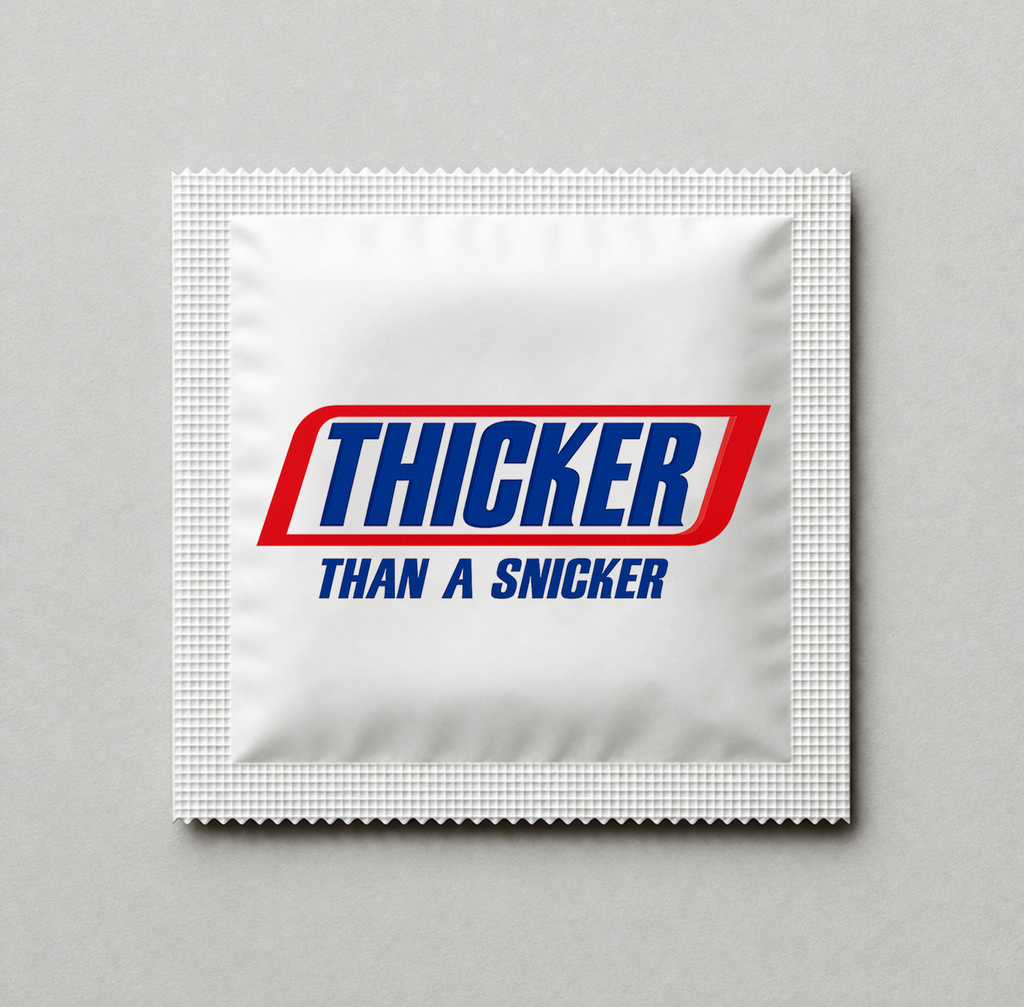 Kondóm s potlačou - Snicker