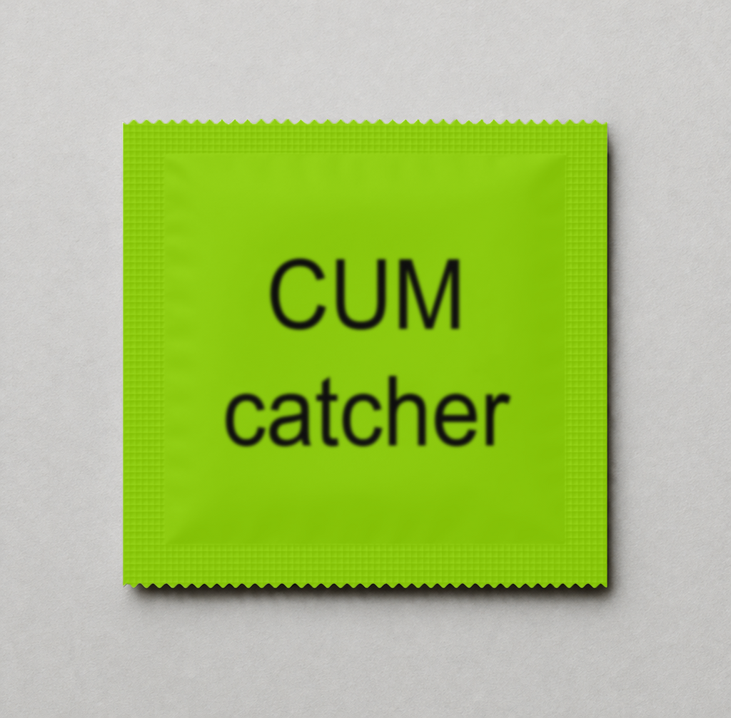 Kondóm s potlačou - CUM catcher