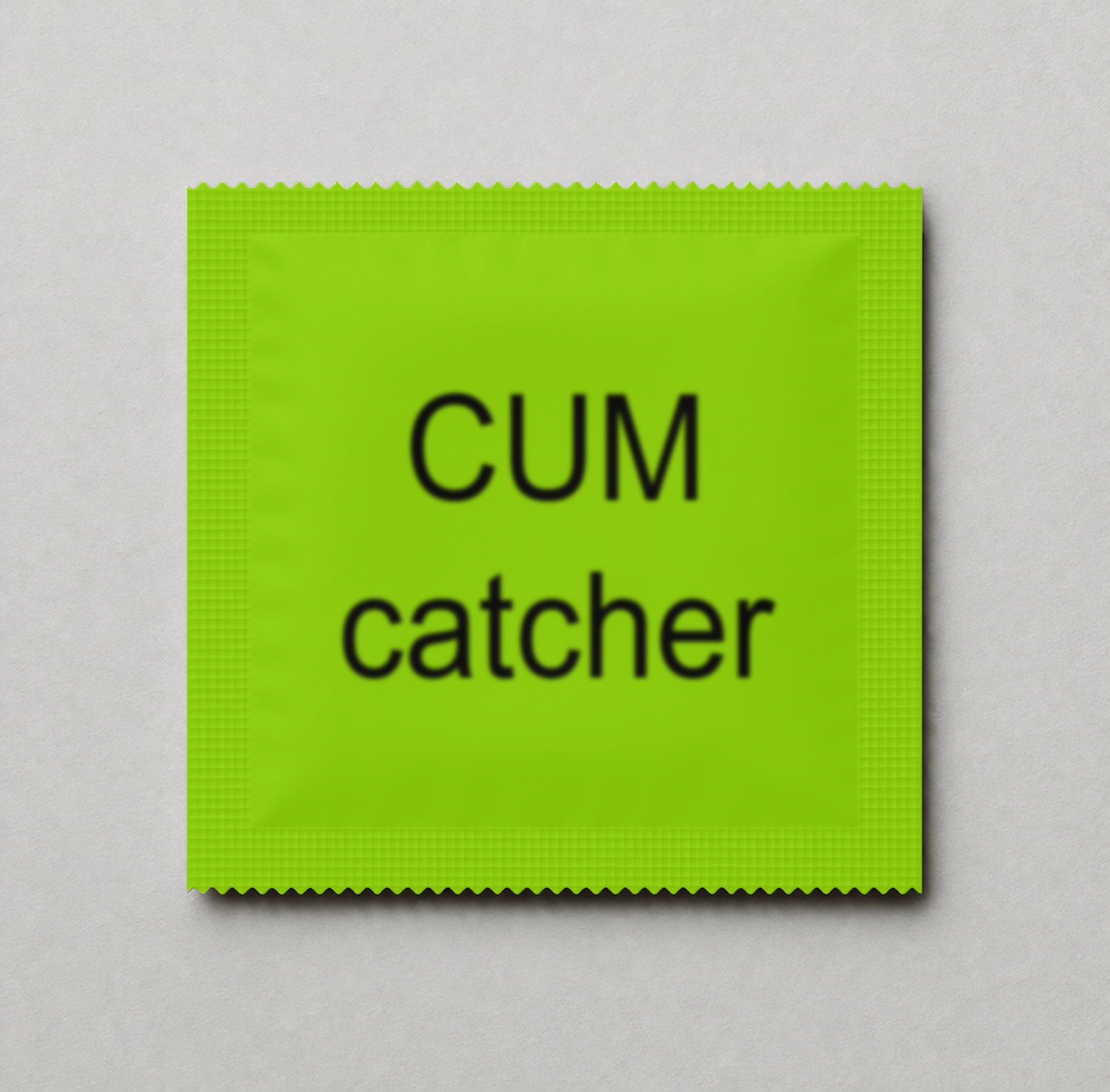 Kondóm s potlačou - CUM catcher