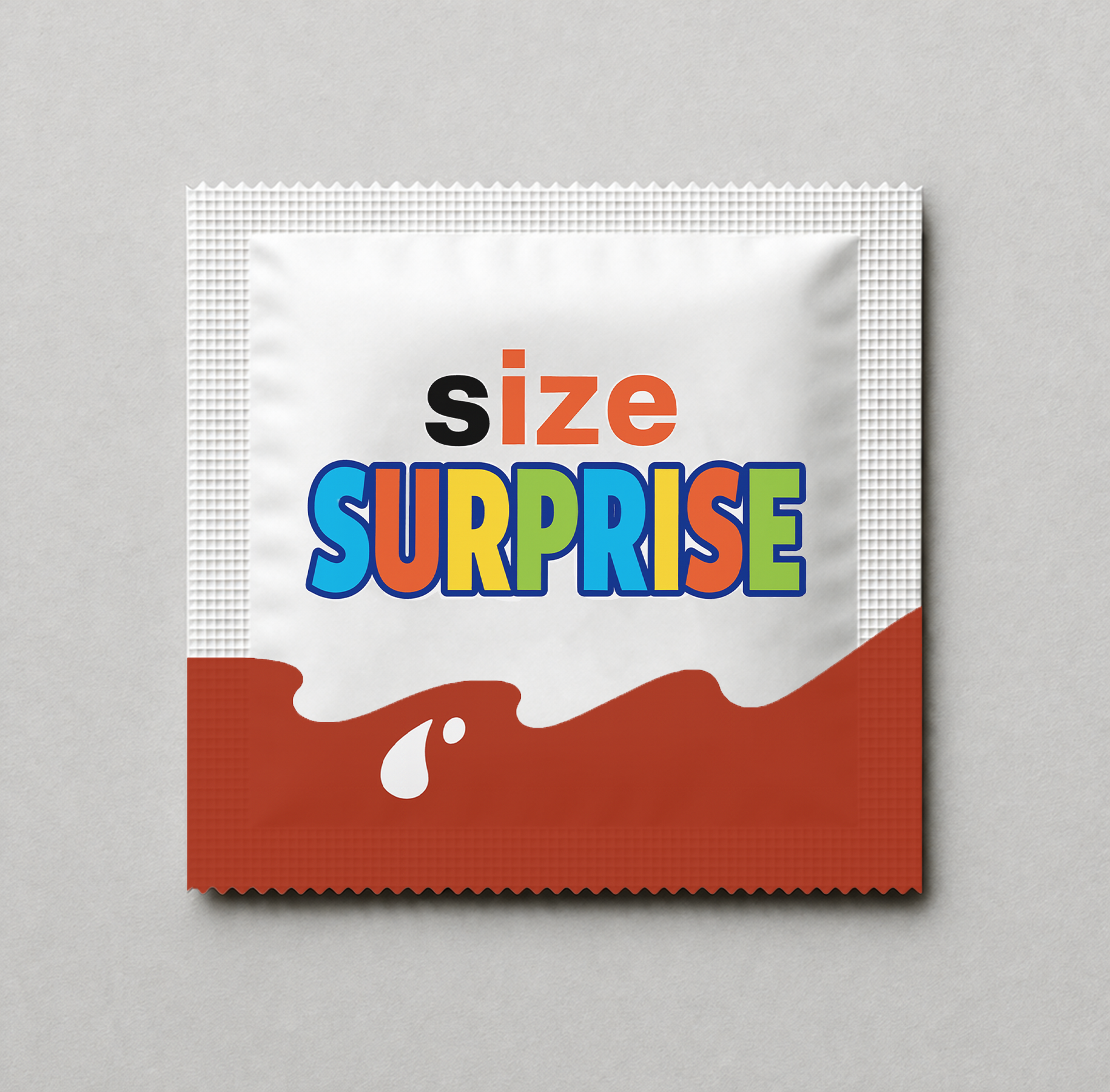 Kondóm s potlačou - Size Surprise